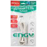 Удлинитель Engy "Эконом" 5м/4роз (ШВВП 2х0.75)
