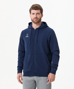 Худи на молнии ESSENTIAL Cotton Zip Hoodie, темно-синий