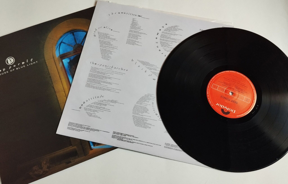 Винтажная виниловая пластинка LP Deep Purple The House Of Blue Light (UK 1987)