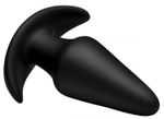Черная анальная вибропробка Kinetic Thumping 7X Large Anal Plug - 13,3 см. (Цвет: черный)