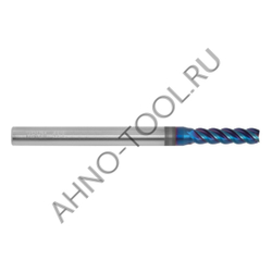 Фреза твердосплавная   6мм (L=75, l=20, хв=6) Z4 45° по закаленной стали BRHM-4EL-D6.0 HRC65 AHNO