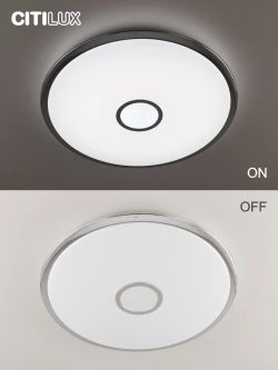Citilux Старлайт Смарт CL703A100G Умная люстра Хром