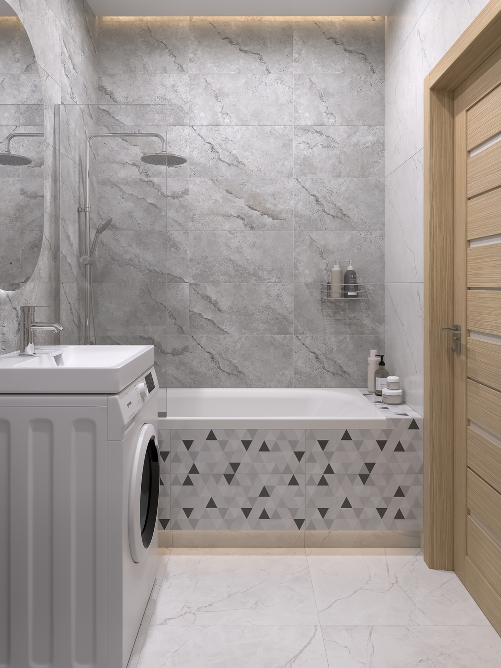 Полка для душа DIWO Смоленск П16077 подвесная, глянцевый хром