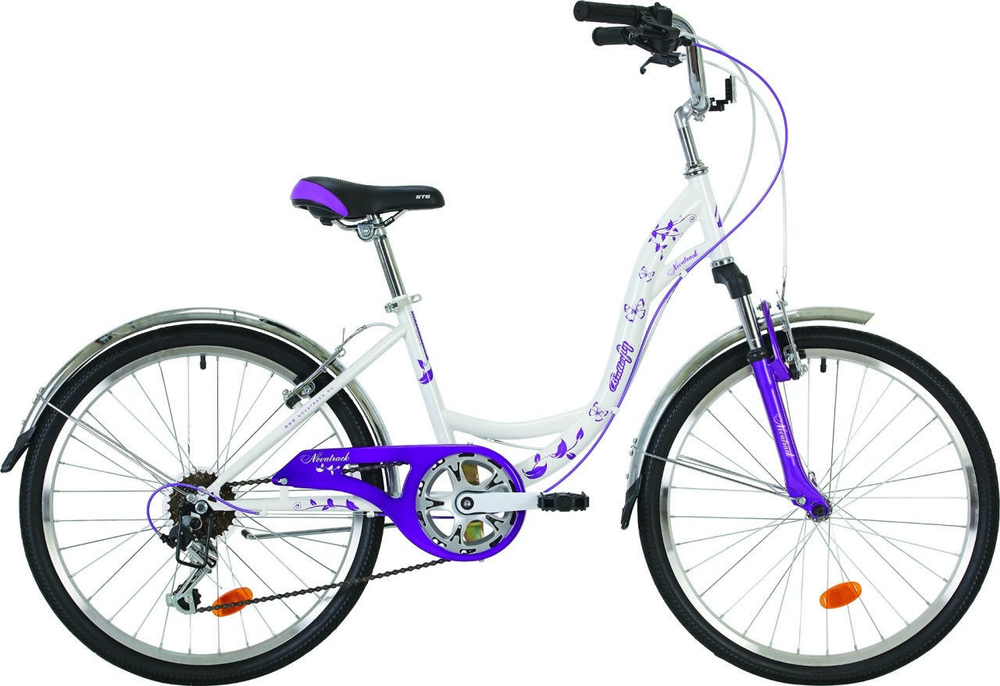 Подростковый велосипед Novatrack Butterfly 24" (2019)