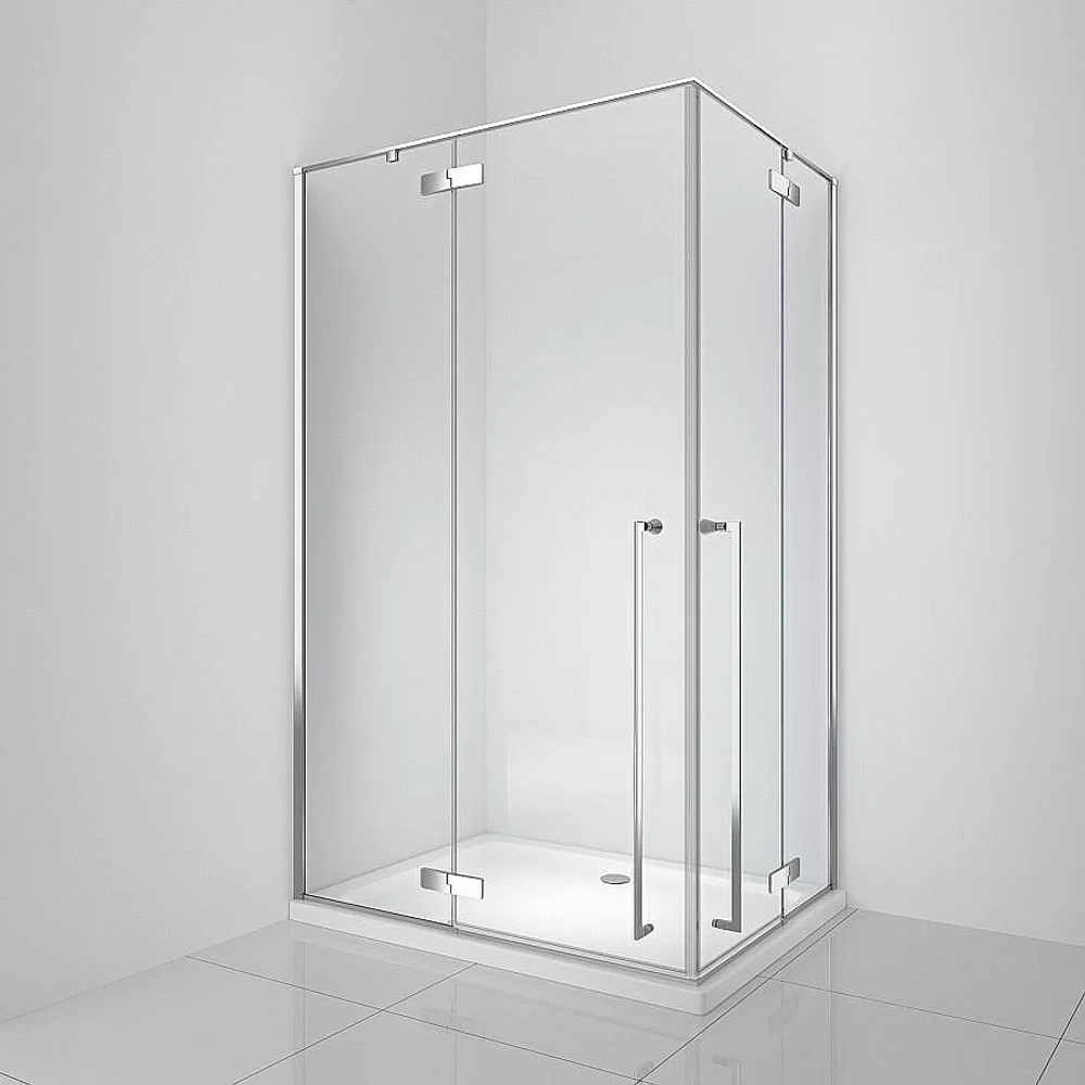 Душевой уголок Cezares Liner 90x120 LINER-AH-2-120/90-C-Cr 120x90 стекло прозрачное/профиль хром