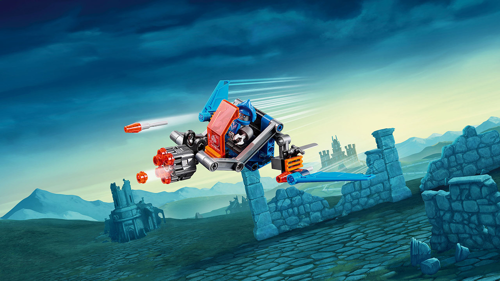 LEGO Nexo Knights: Самолёт-истребитель Сокол Клэя 70351 — Clay's Falcon Fighter Blaster — Лего Нексо найтс Рыцари