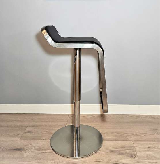 Регулируемый барный стул Lem, 52-78 см, черный