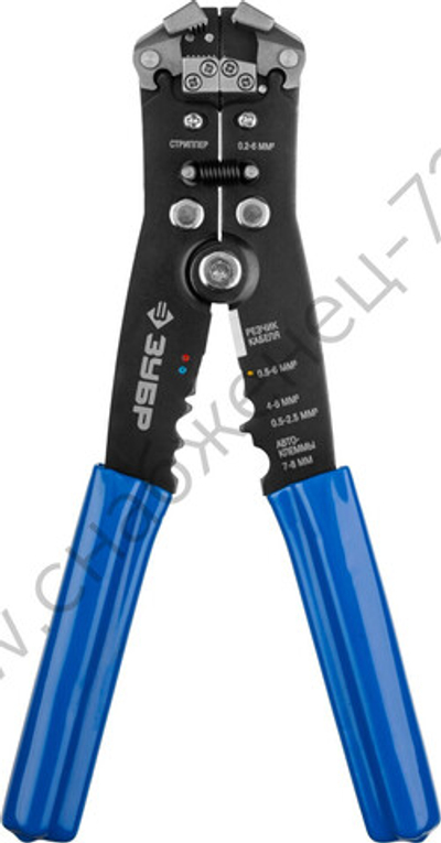 ЗУБР ТТ-3 0.2-6мм2, Автоматический стриппер, Профессионал (22641)