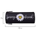 Пенал BRAUBERG, 3 отделения, нейлон, 21х7х7 см, "Spring", 270840