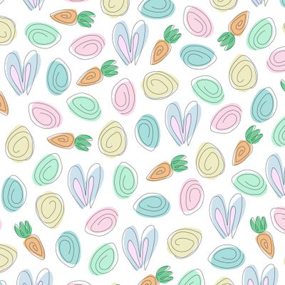 Весенний пасхальный принт