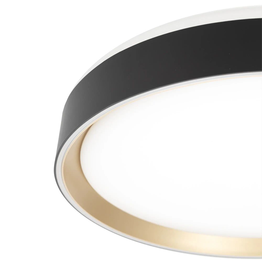 Citilux BOSS CL751351G LED RGB Светильник с пультом Чёрный с Золотом