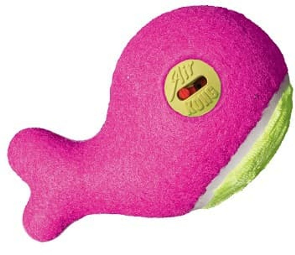 Kong игрушка для собак Off/On Squeker "Кит" 17 см, с функцией включения и выключения пищалки Kong игрушка для собак Off/On Squeker "Кит" 17 см, с функцией включения и выключения пищалки