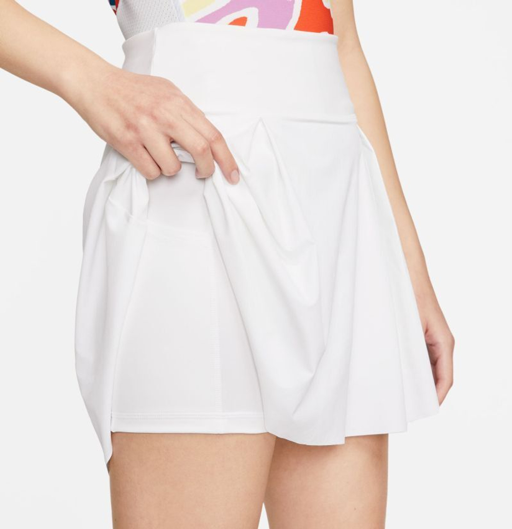 Теннисная юбка Nike Court Dri-Fit Advantage Club Skirt - белый
