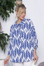 Рубашка Лето (сине-белая) Б10588 LT Collection