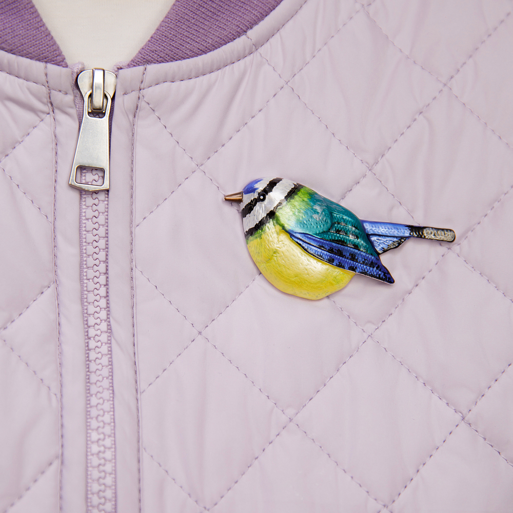 Брошь Shadore Птичка XZ1241.23 BL/S