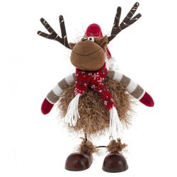 GAEM Игрушка набивная с подсветкой "Олень" (CR2032x2), L26 W15 H46/31 см