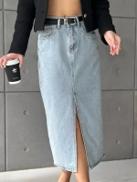 Юбка джинсовая миди