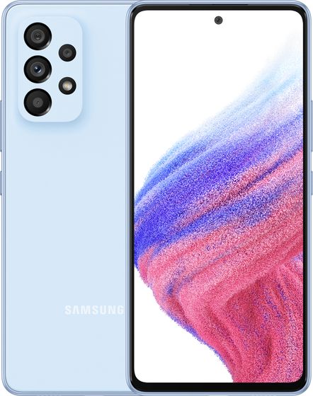 Смартфон Samsung Galaxy A53 5G 6/128Gb голубой (SM-A536ELBDSKZ)