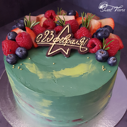 Торт для мужчины на 23 февраля Кондитерская Sweet Visors Светланы Дегтеревой