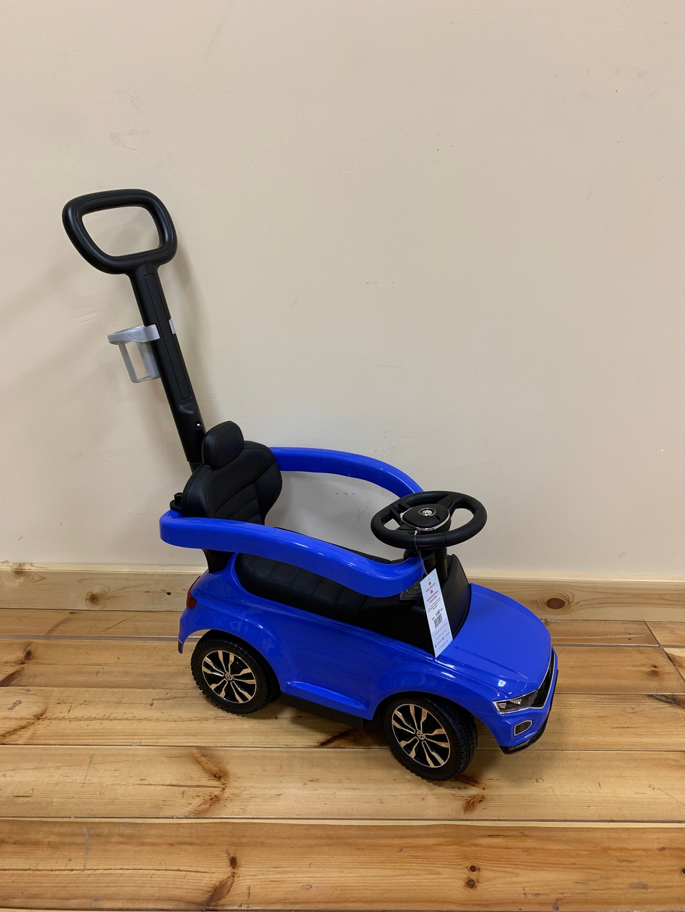 NINGBO PRINCE Каталка Volkswagen (ручка, бампер, подставка для ног) Blue/Синий