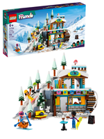 LEGO Friends 41756 Лего Лыжная трасса и кафе, зимний курорт с минифигурками, набор для игры, оригинал LEGO