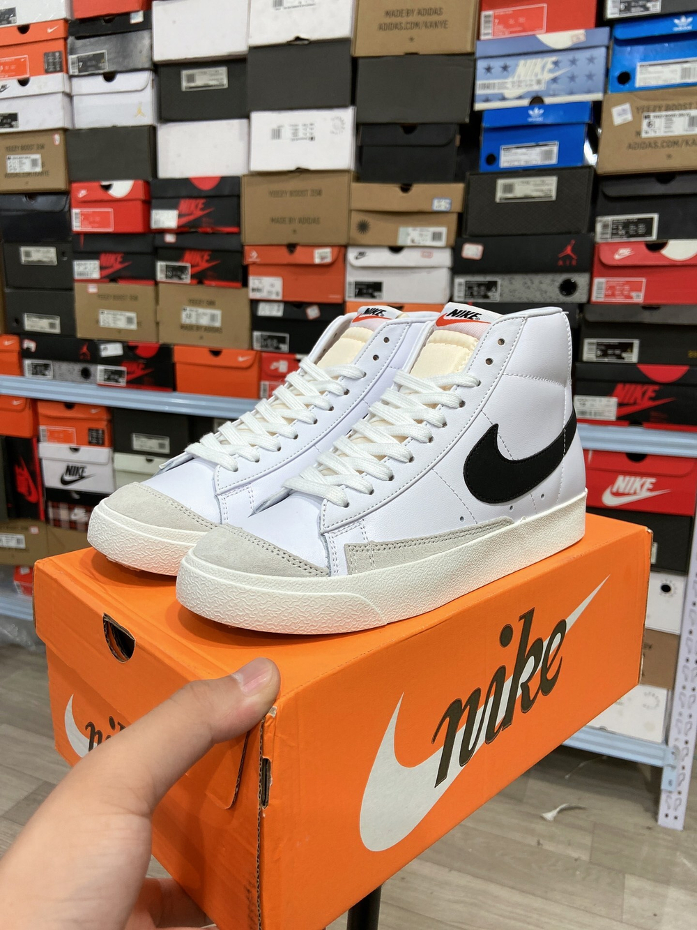 Blazer Mid 77 Vintage White Black купить в Москве