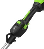 Триммер аккумуляторный GREENWORKS ST161S 82V, 1,6 кВт, 43 см, б/щ, АКБ 8Ач и ЗУ 2112307UH