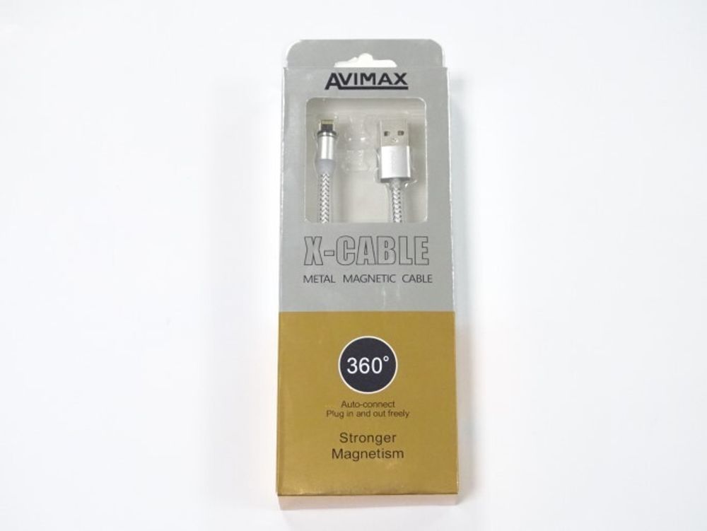 Дата-кабель универ. lightning USB /Iphone/ 1 м, с магнитным коннектором (Avimax)