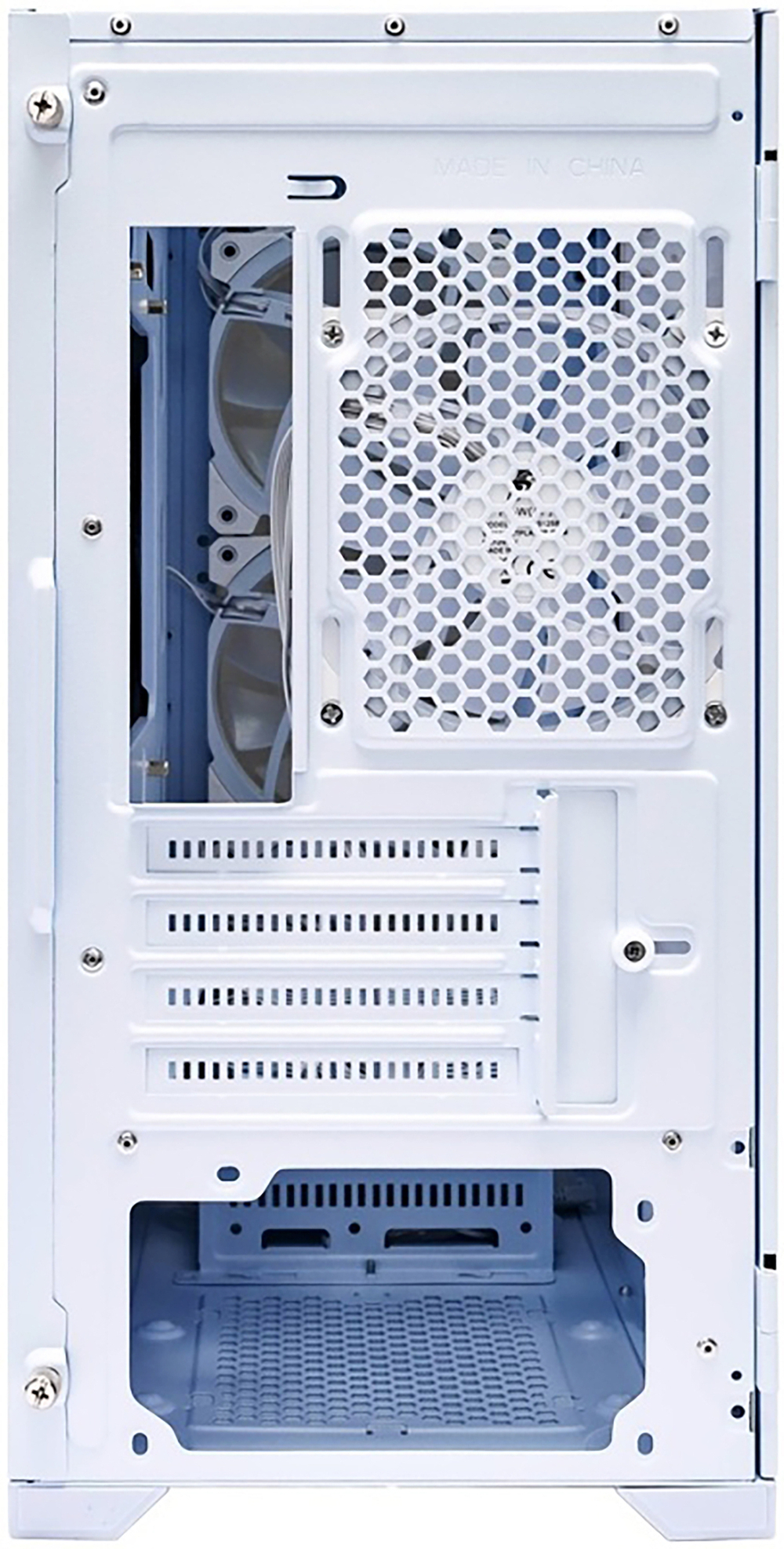 Корпус для компьютера 1STPLAYER Корпус TRILOBITE T3 White / mATX, TG / 4x 120mm LED fans inc. / T3-WH-4F1-W