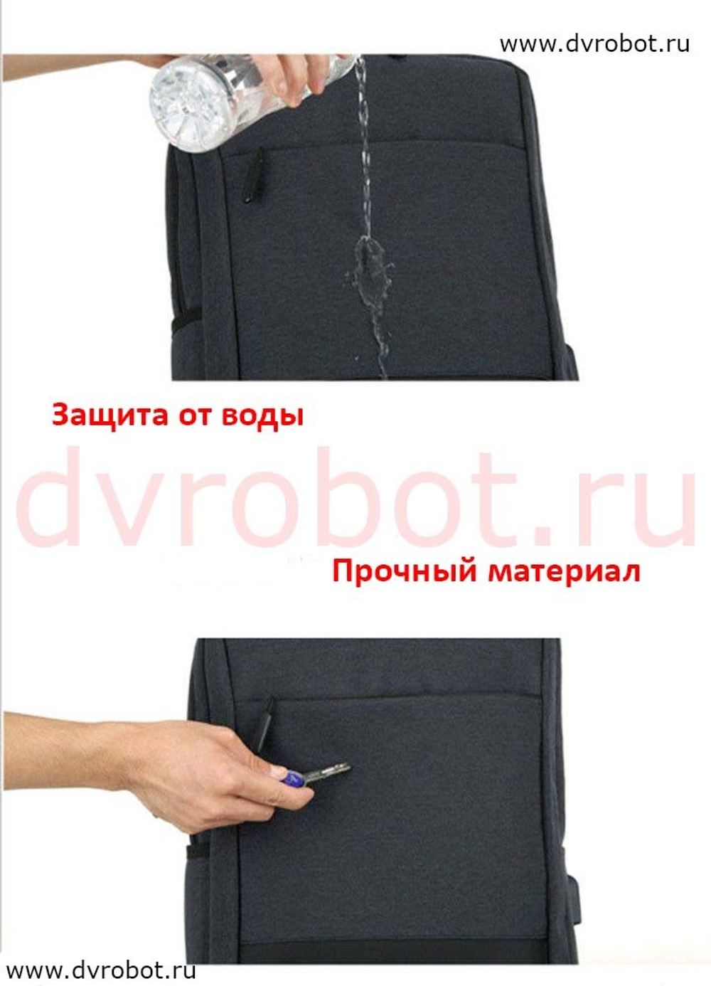 Водонепроницаемый рюкзак с USB-выходом