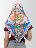 Платок «Шедевры русских эмальеров»