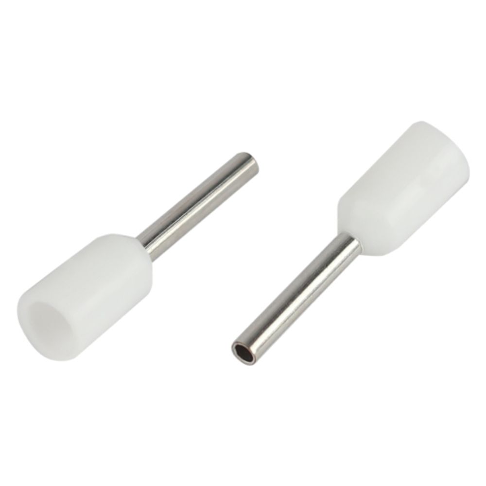 Наконечник-гильза ЭРА NO-225-01 НШвИ 0,5-8 с изолированным фланцем (упаковка 10 шт.) | Наконечники слаботочные