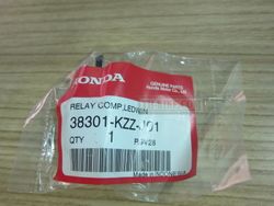 3-pin Relay LED 38301-KZZ-J01. RELAY COMP., WINKER (LED). turn lights, indicators. OEM HONDA. 3.1W