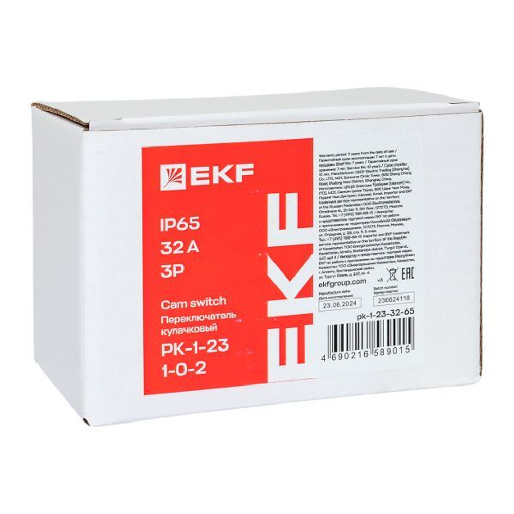 Переключатель кулачковый  EKF pk-1-23-32-65