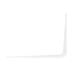 Кронштейн угловой с ребром, 150х200 мм, белый Сибртех 93952