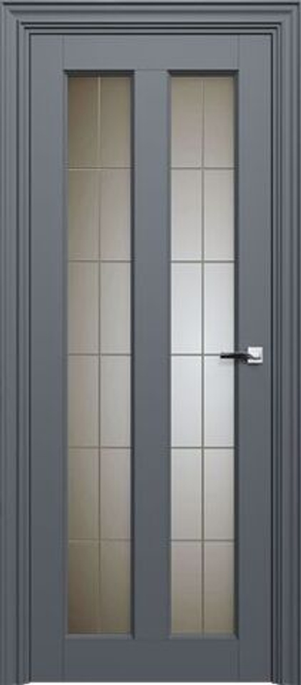 Межкомнатная дверь Status (Статус) 612 Сатинато бронза (алмазная гравировка) Cosmo