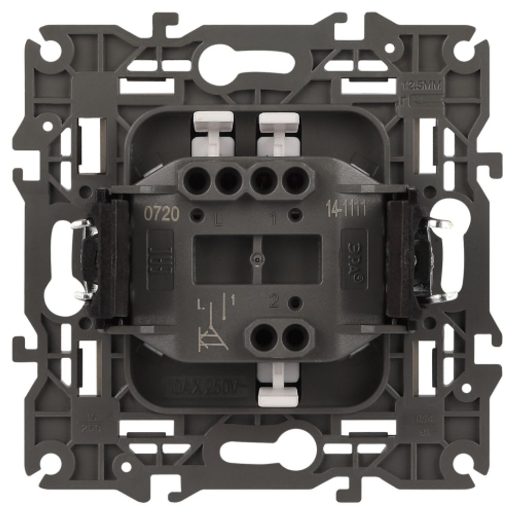 14-1111-04 ЭРА Кнопка, 10АХ-250В, Elegance, шампань | Elegance Шампань