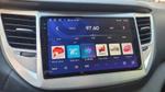 Магнитола для Hyundai Tucson 3 2015-2018 (штатная КЗВ, рамка серебро) - FarCar BM546M-2K монитор 9.5" 2K QLED на Android 14, Быстрая, CarPlay, 4G SIM-слот