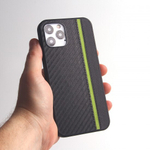 Чехол для iPhone 12/12 Pro, карбоновый , 012465 Красный