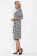 Платье Феличита (черное/лео) П14034-19М LT Collection