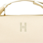 HERMES Bride a Brac Cotton Storage Bag, Toiletry Bag Small Women"s 01 Blanc Pure White