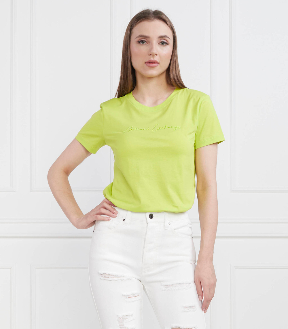 футболка Armani Exchange - лимонный(3RYTEX YJG3Z)