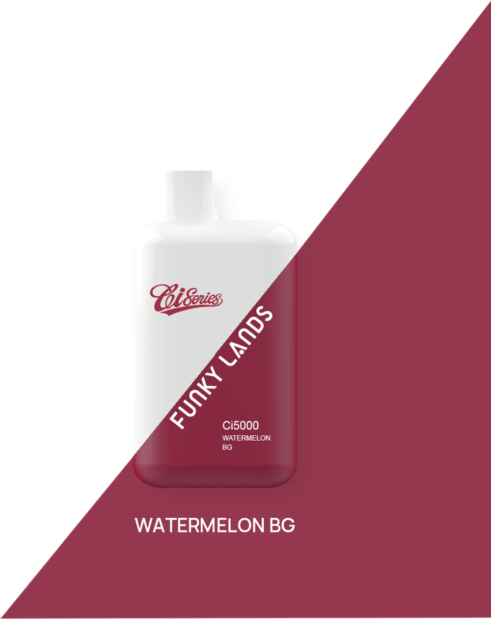 Funky lands Ci5000 Watermelon - арбуз 5000 затяжек 20мг (2%)