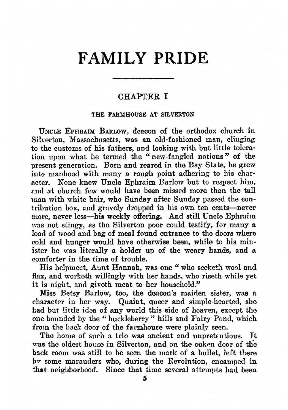 Family pride | Holmes Mary Jane