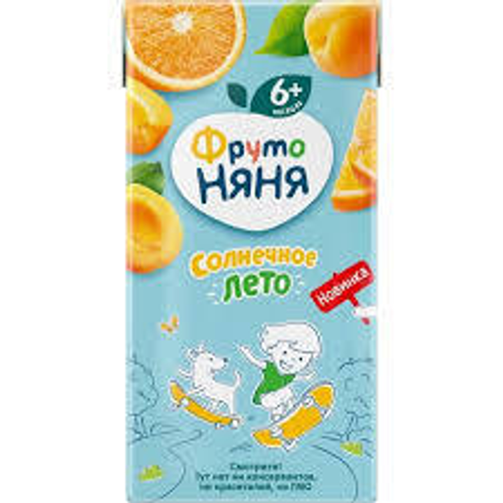 Сок Фруто-Няня 0,2л  Сочное лето Мультифруктовый