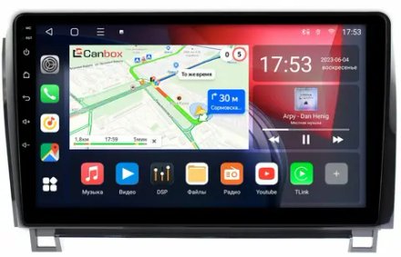 Магнитола для Toyota Tundra XK50 2007-2013,  Sequoia XK60 2007-2022 - Canbox 1062/1055 Android 10, 8-ядер, SIM-слот