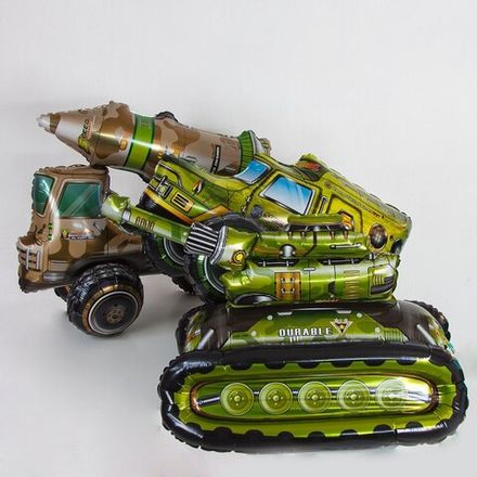 Фольгированный шар "Танк"