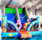 Батут-горка "Приключения рыбки" 7*5*6 м