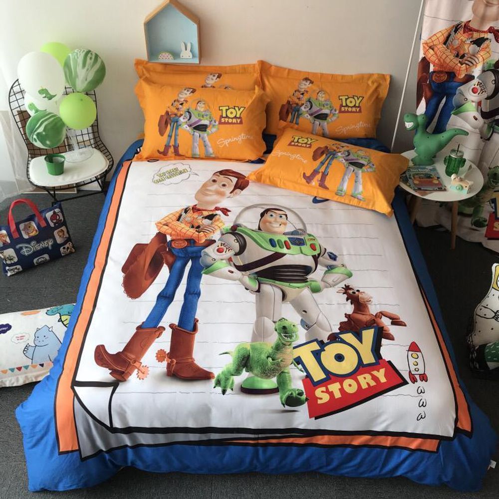 Постельное белье DISNEY 1.5 Полуторка Сатин Toy Story (История Игрушек)