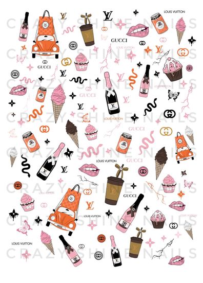 Слайдер-дизайн Crazy Shine Nails: Бренды